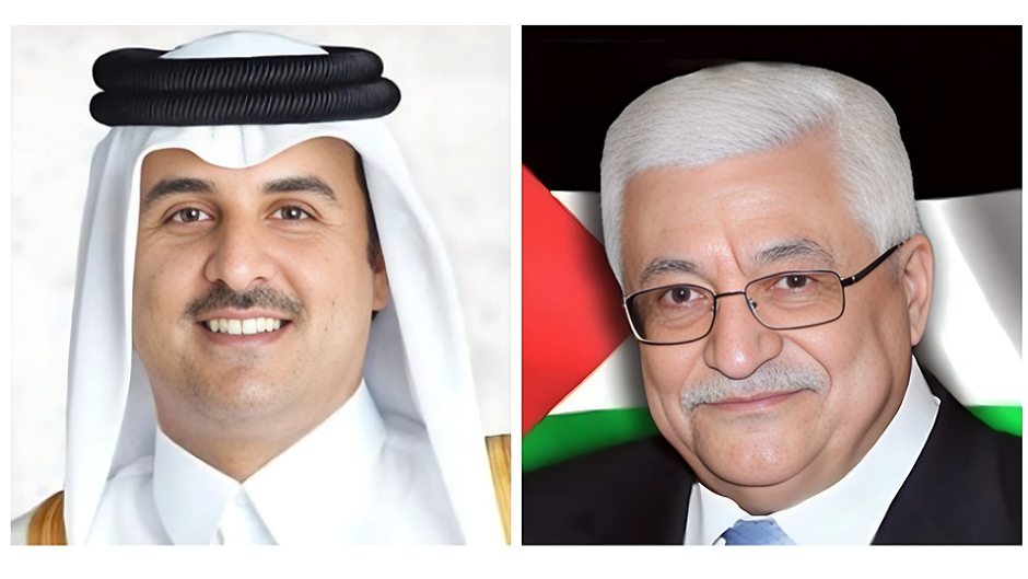 الرئيس يصل قطر ويلتقي الأمير تميم ويعزي بوفاة الشيخ حمد آل ثاني